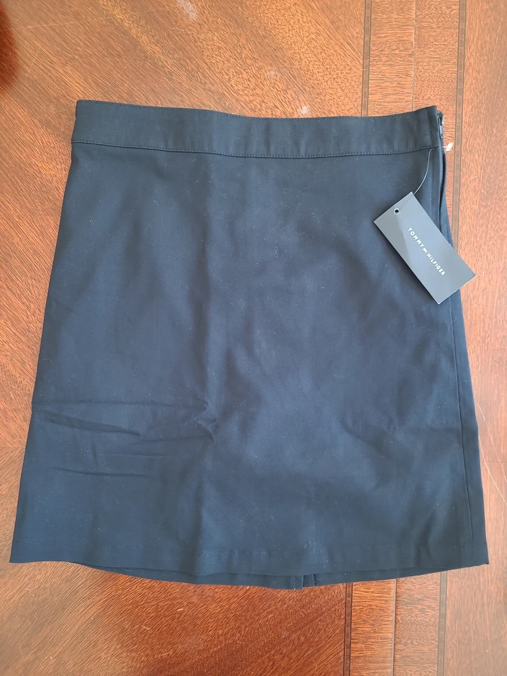 Tommy Hilfiger Girls Navy Blue A-line School Uniform Skirt Skort Size 8